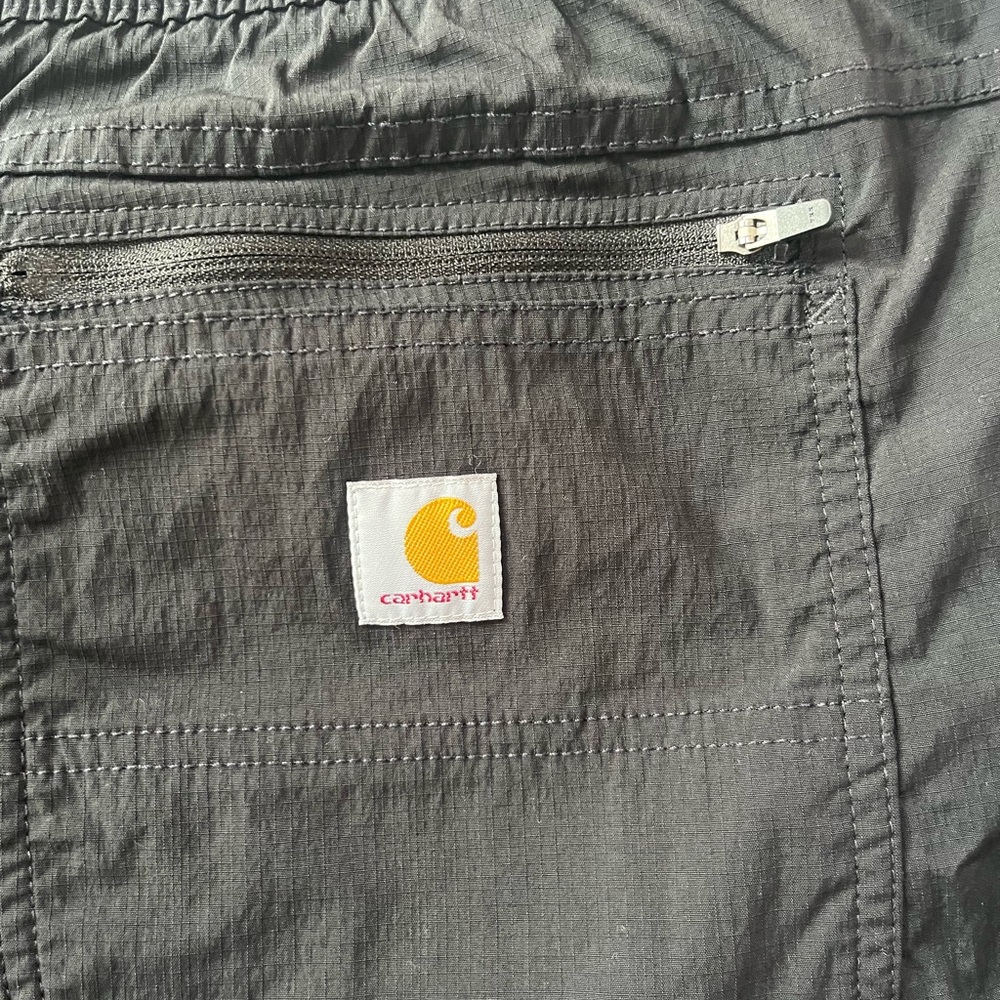 Carhartt Men's Charcoal Shorts - Picture 3 of 4
